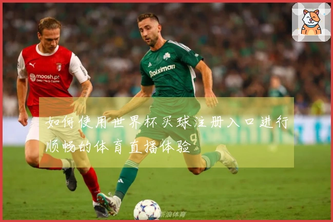 如何使用世界杯买球注册入口进行顺畅的体育直播体验