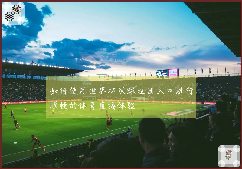 如何使用世界杯买球注册入口进行顺畅的体育直播体验